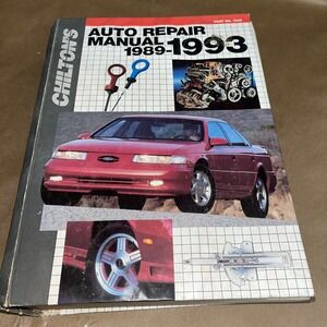 Chiltons Auto Repair Manual 1989-1993 Ford‎ Taurus Mercury Sable